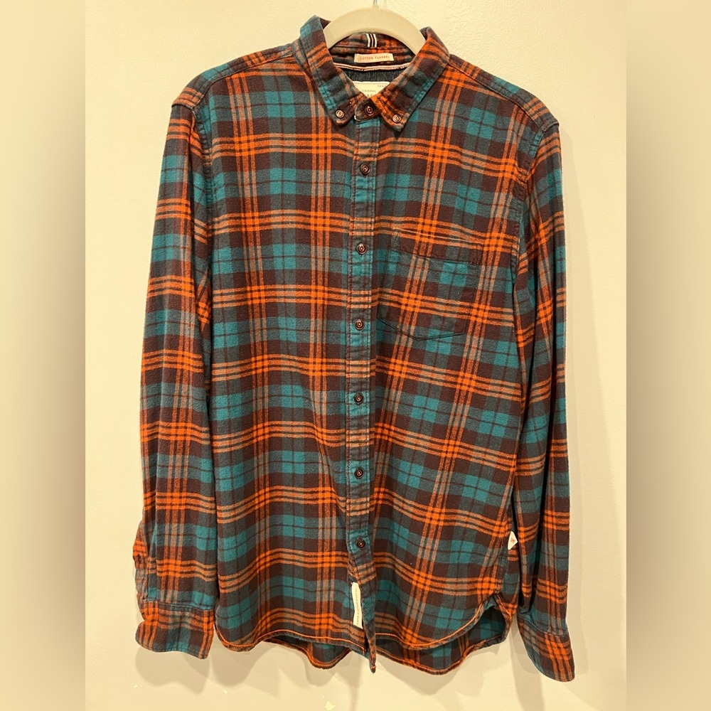 Denim & Flower Flannel Size Large